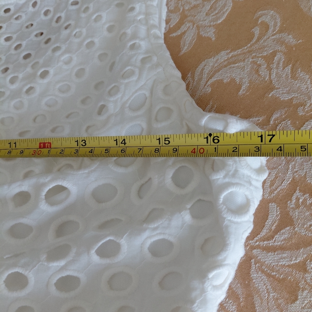 Julia Jordan White Eyelet Dress Sleeveless Fit & Flare Women’s Size 6 - Picture 10 of 10